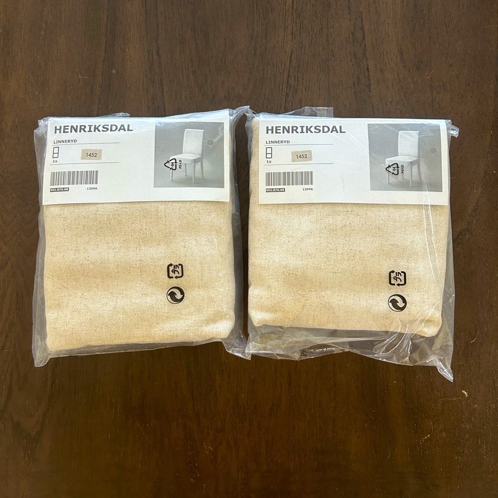 New IKEA Henriksdal Linen Chair Covers